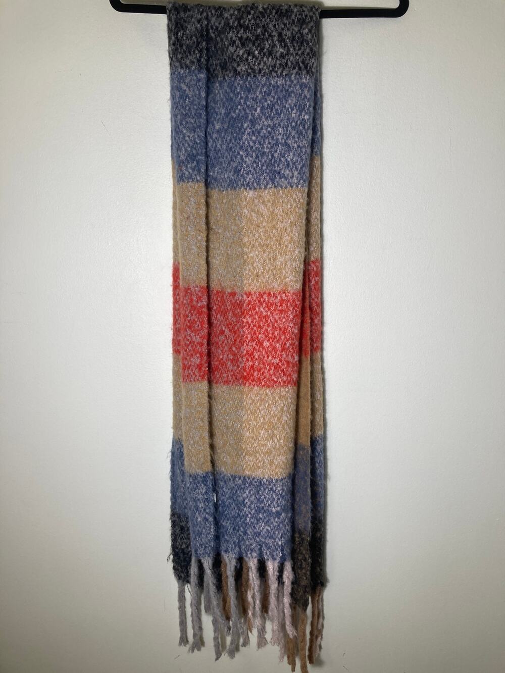 Natasha Multicolored Oversized Polyester Scarf
